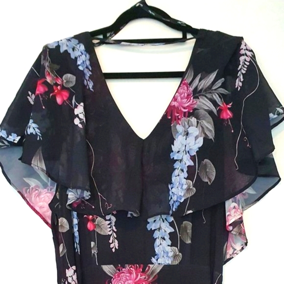 COPY - City Chic Floral Dress - Picture 6 of 12